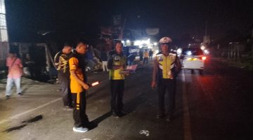 Profesional! Unit Gakkum Sat Lantas Polres Simalungun Ungkap Detail Laka Beruntun 5 Kendaraan, 1 Tewas